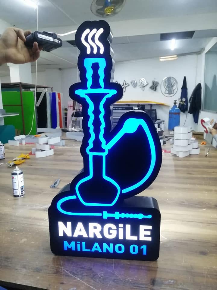 Ekras Reklam kutu harf tabela uygulaması 13