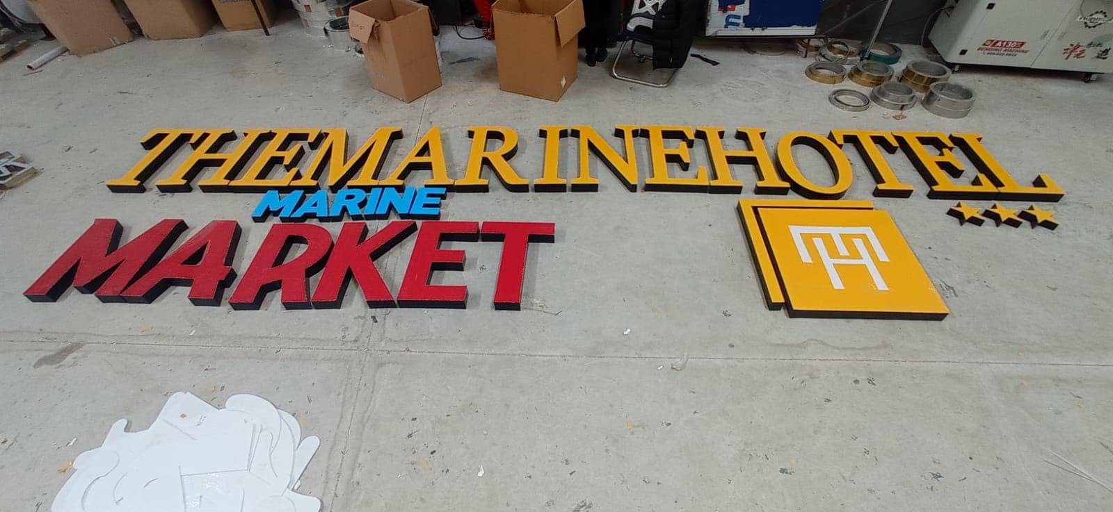 Ekras Reklam kutu harf tabela uygulaması 32